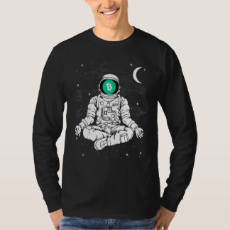 Astronaut Yoga Bitcoin Cash Bch Coin To The Moon C T-Shirt