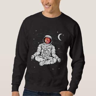 Astronaut Yoga Decentraland MANA Coin To The Moon Sweatshirt