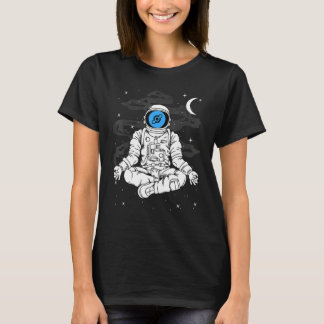 Astronaut Yoga Helium Hnt Coin To The Moon Crypto  T-Shirt