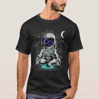Astronaut Yoga Polygon Matic Coin To The Moon Cryp