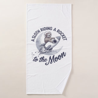 Astronaute adorable de paresseux à cheval