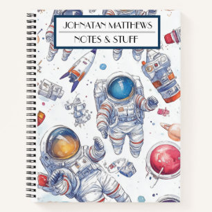Astronaute et Carnet de l'Espace