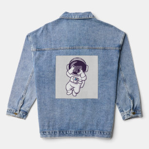 Astronaute Mignon Denim Personnalisé