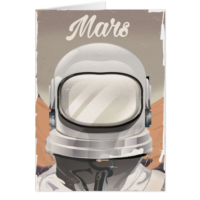 Astronaute vintage de Mars (Devant)