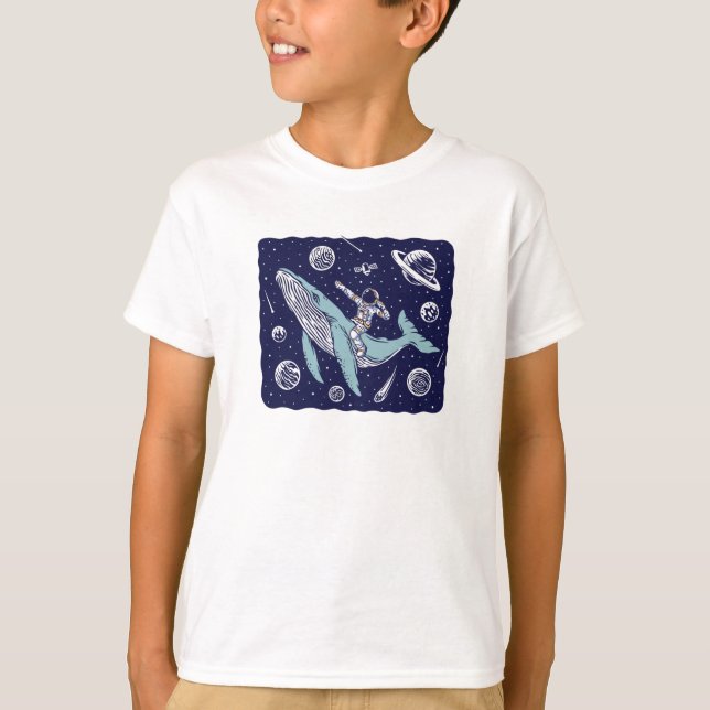 Astronauts fly into Space T-Shirt (Front)