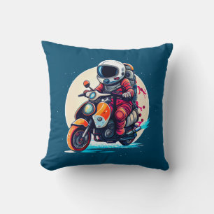 Astronaut's Highway Throw Pillow