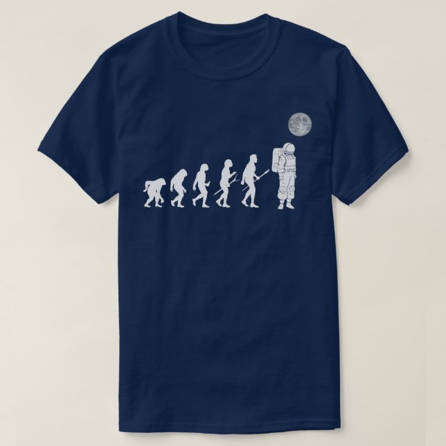 Astronauts Human Activity Evolution Walking in Spa T-Shirt (Design Front)