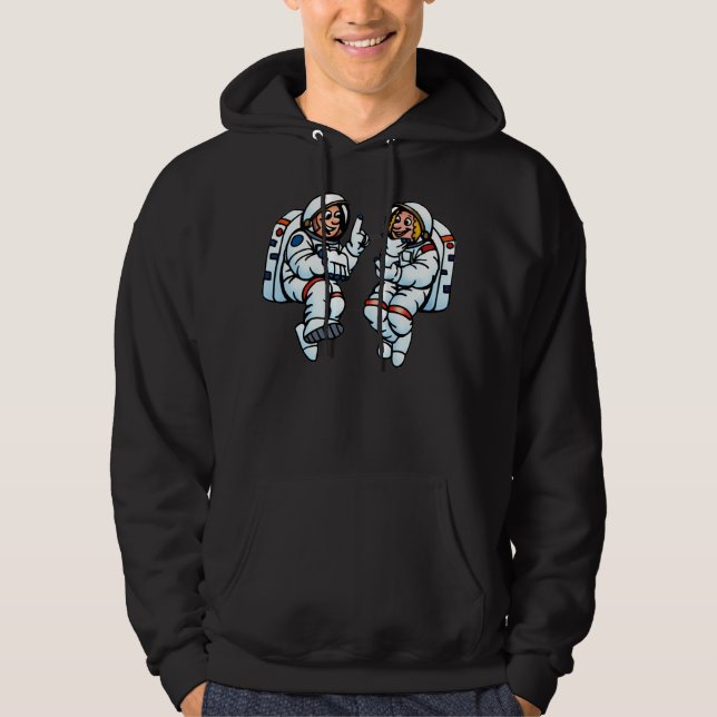 Astronauts Mens Hoodie (Front)
