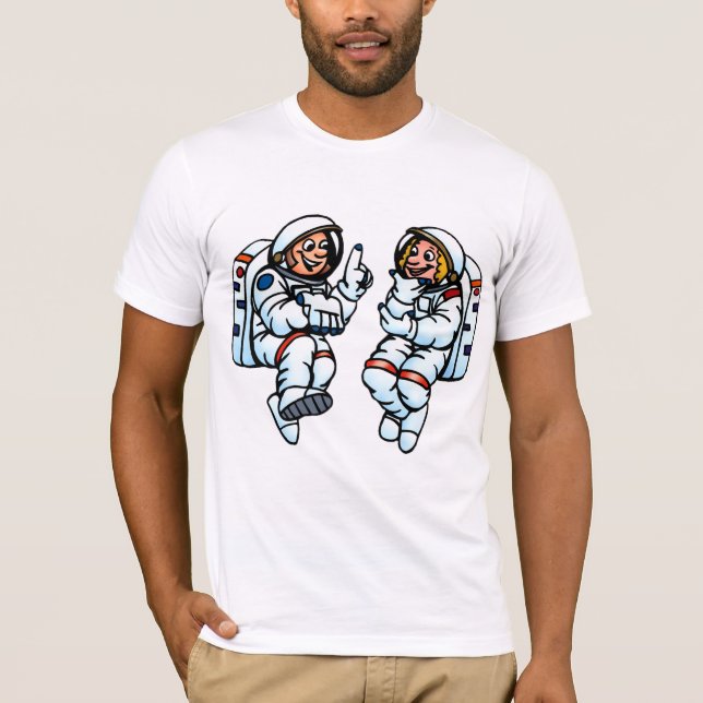 Astronauts Mens T-Shirt (Front)