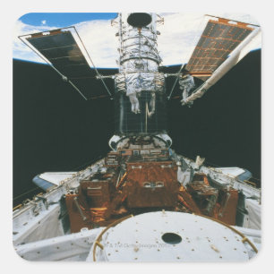 Astronauts of the Space Shuttle Square Sticker