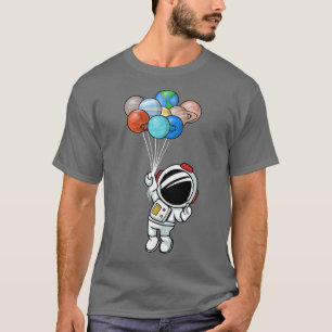 Astronauts Outer Space - American Flag Galaxy Astr T-Shirt