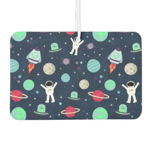 Astronauts Planets Rockets and Aliens Air Freshener