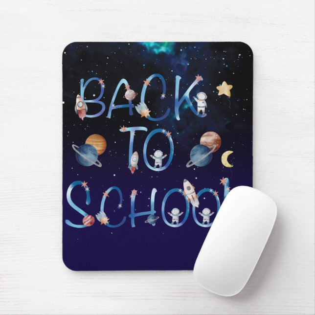 Astronauts Planets Space,back to school Mouse Pad (With Mouse)