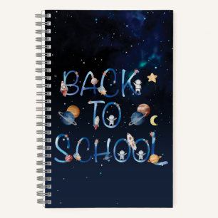 Astronauts Planets Space, Back To School  Notebook