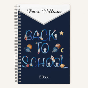 Astronauts Planets Space, Back To School  Notebook