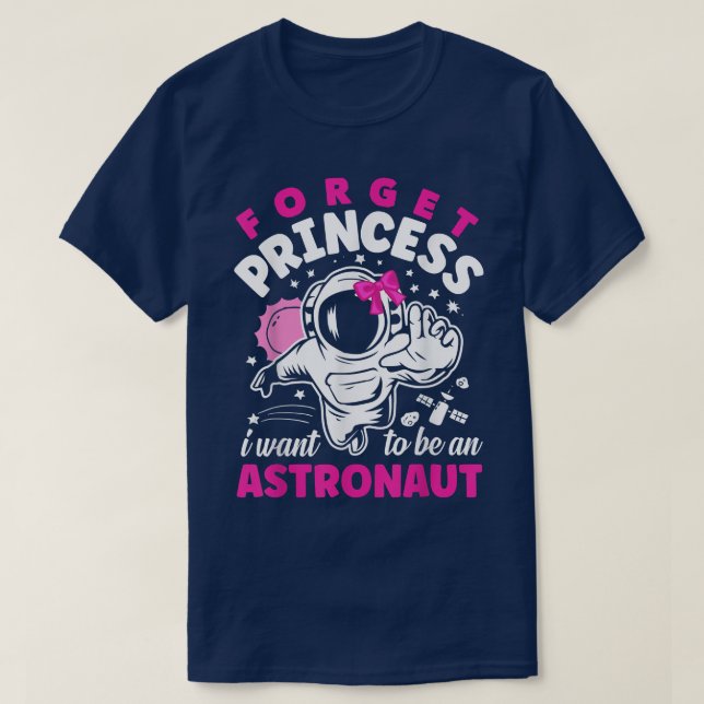Astronauts Spaceman Aerospace Female Astronauts T- T-Shirt (Design Front)