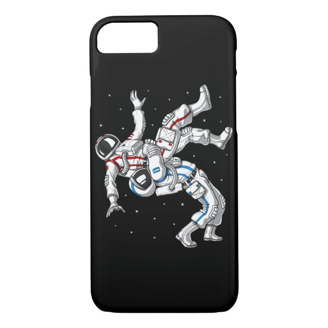 Astronauts Wrestling Case-Mate iPhone Case (Back)