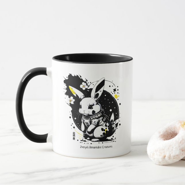 Astronome des fleurs - Mug (Avec donut)