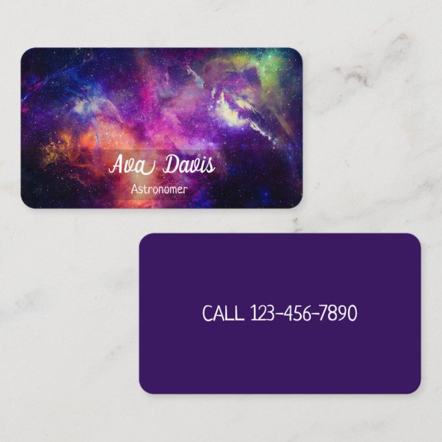 Astronomer Business Card (Front/Back)