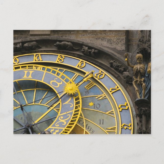 Astronomic Clock Prague Postcard (Front)
