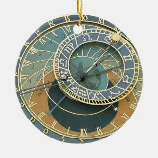 Astronomical Clock Ceramic Ornament