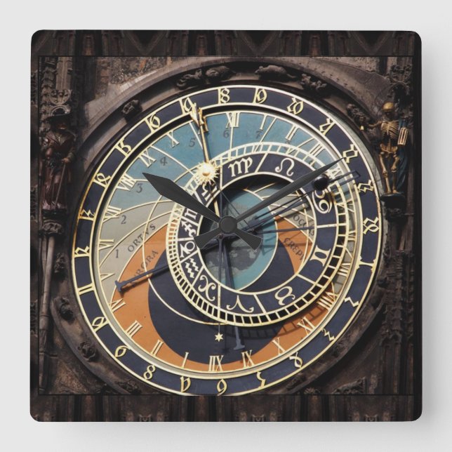 Astronomical Clock In Prague (Front)