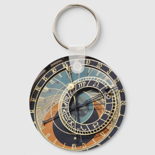 Astronomical Clock In Prague Keychain