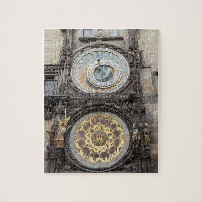 Astronomical Clock in Prague souvenir photo Jigsaw Puzzle (Vertical)