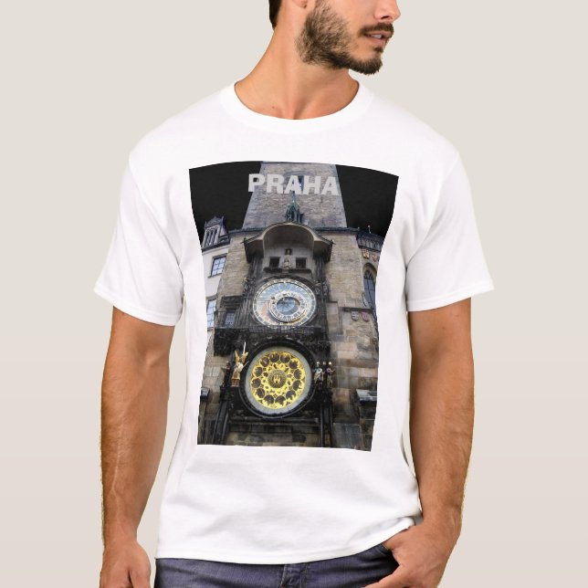 Astronomical Clock in Prague T-Shirt (Front)
