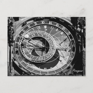Astronomical Clock, Old Town Square, Prague /Czech Postcard