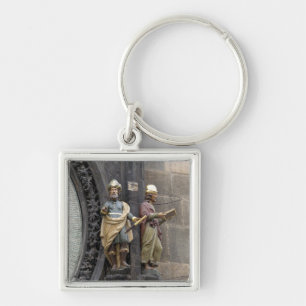 Astronomical Clock or Prague Orloj Keychain