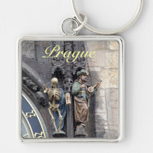 Astronomical Clock or Prague Orloj Keychain