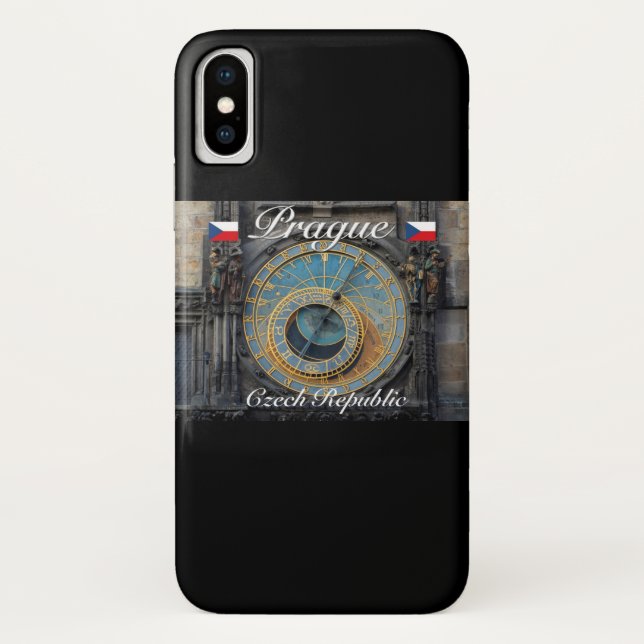 Astronomical clock Prague Orlog Czech Republic Case-Mate iPhone Case (Back)