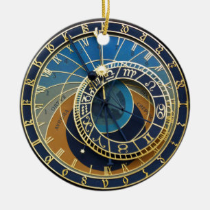 Astronomical Clock-Prague Orloj Ceramic Ornament