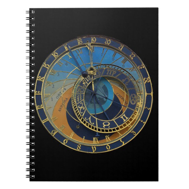 Astronomical Clock-Prague Orloj Notebook (Front)