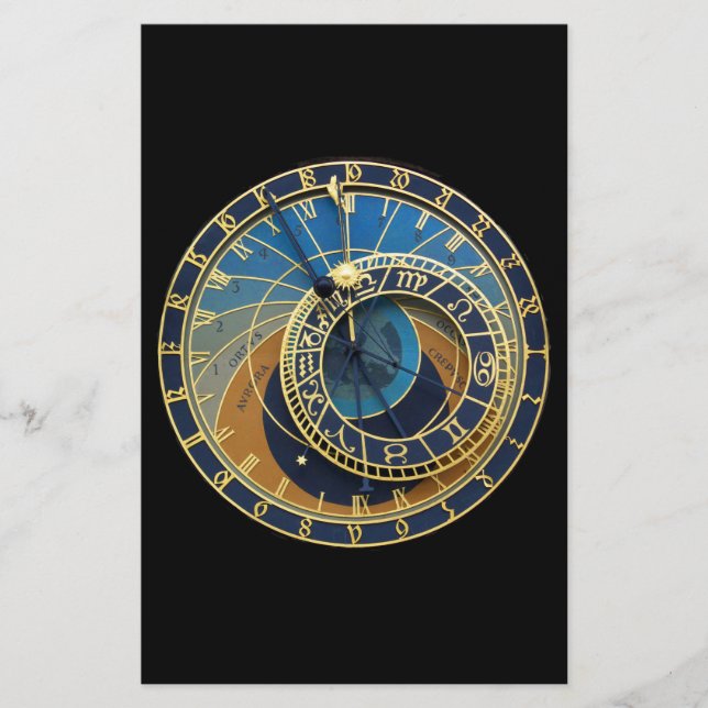 Astronomical Clock-Prague Orloj Stationery (Front)