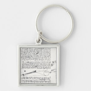 Astronomical diagrams keychain