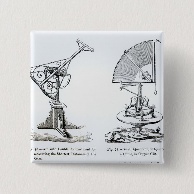 Astronomical Instruments 2 Inch Square Button (Front)