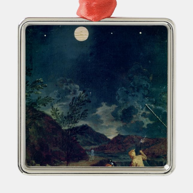 Astronomical Observations Metal Ornament (Front)