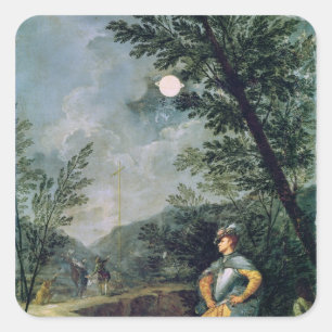 Astronomical Observations Square Sticker