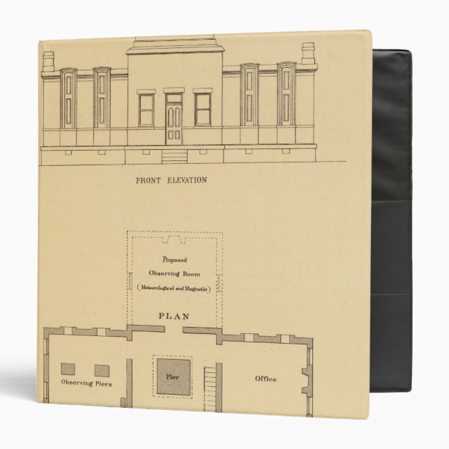 Astronomical observatory, Ogden, Utah Binder (Front/Inside)