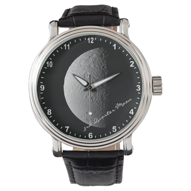 Astronomie & Montre Lune 3e trimestre, Hubble / Es (devant)