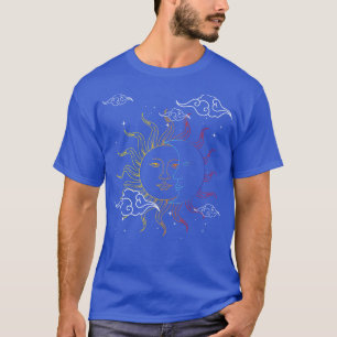 Astronomy Boho Sun Moon Celestial Bodies Astrology T-Shirt