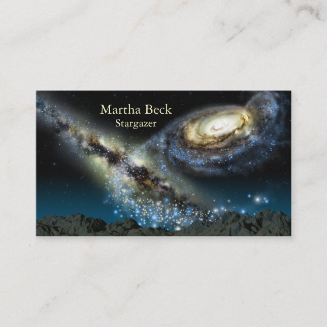 Astronomy Business Card (Front)