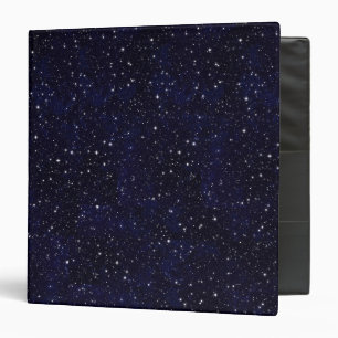 Astronomy Deep Space Stars Universe Black Elegant Binder