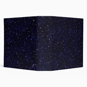 Astronomy Deep Space Stars Universe Elegant Black Binder