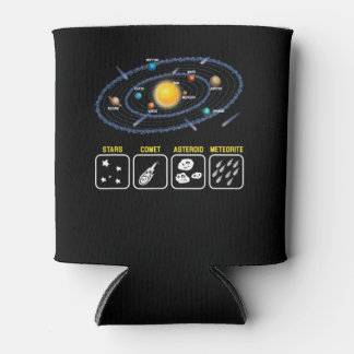 Astronomy Geek Galaxy Science Outer Space Solar Can Cooler
