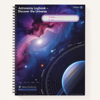 Astronomy Logbook – Discover the Universe Notebook