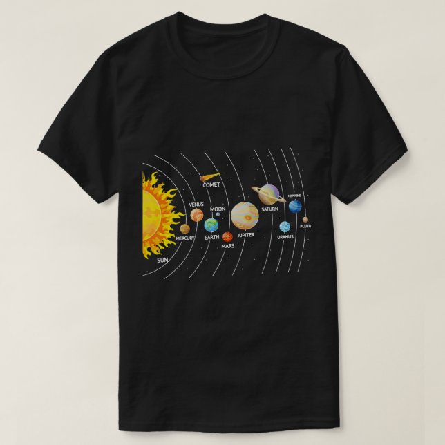 Astronomy Lover Lovers Shirt Space Fans Solar Syst (Design Front)