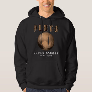 Astronomy Lover Never Forget Pluto Costume Retro V Hoodie